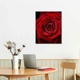 thumbnail image 2 of PRATYUS Fall Decor Dew-Red Rose Canvas Prints Wall Art 16x20in, 2 of 3