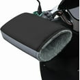 thumbnail image 3 of SLYNSHome Bike Handlebar Mittens Cold Weather Warm Bicycle Mittens Handlebar Cover Gloves - Black, 3 of 3