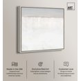 thumbnail image 2 of Fading Tranquility Canvas Minimalist Abstract by Art Remedy, Silver Frame, 20" x 20", 2 of 6