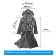 thumbnail image 2 of Nestingho spa bathrobe Bath Robe Polyester 1 Set Relaxation Home Use, 2 of 8