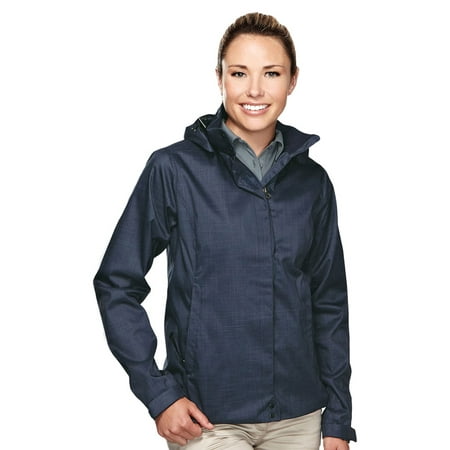 The Tailored Sportsman Tailored Coat - Tri-Mountain Women’s Windproof Tailored Fit Weave Tricot Jacket