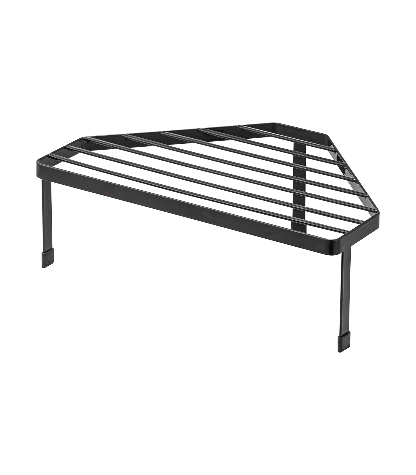 Yamazaki Home Kitchen Range Stove Top Rack Corner Riser Stovetop Heat