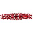 thumbnail image 1 of Rhinestone Chain  Rhinestone Chain Ribbon Craft Decoration For Sewing DIY Wedding Dresses Bags ShoesRed, 1 of 8