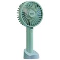 thumbnail image 1 of FLhrweasw Enfriador Aire Mano Ventilador Bolsillo 3 Velocidades Y 1200 MAh para Interiores Y Exteriores (verde), 1 of 9