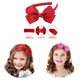 thumbnail image 3 of Diadema con lazo rojo a la moda para niñas pequeñas. Adepaton WMZY-178-4, 3 of 3