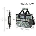 thumbnail image 3 of FORMRS Insulated Cooler Bag 24 Cans Capacity Soft Leakproof Lunch Box with Side Pockets, Blue Blossom, 3 of 7