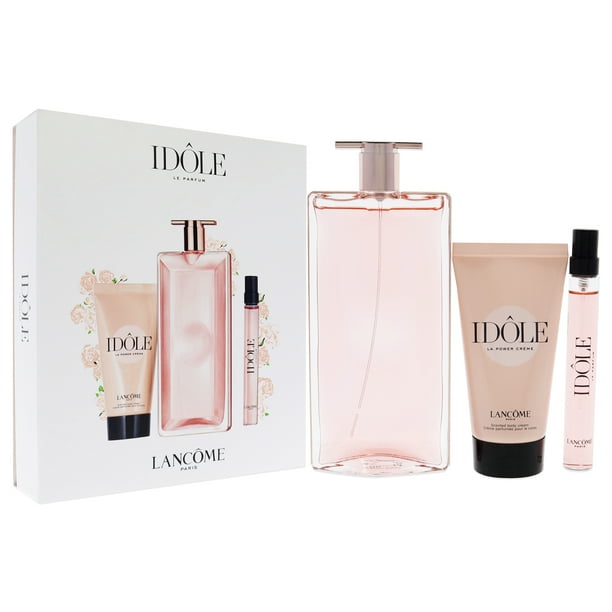 LANCOME IDÔLE ギフトセット Lancome Idole Perfume Gift Set, 3 Pc: 1.7oz EDP Spray, 1.6oz Body
