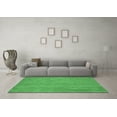 thumbnail image 3 of Ahgly Company Machine Washable Indoor Rectangle Abstract Emerald Green Contemporary Area Rugs, 5' x 8', 3 of 4