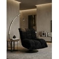 thumbnail image 1 of Sillón M&E MUEBLES Jennifer Negro Giratorio, 1 of 7