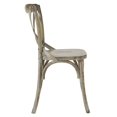 thumbnail image 3 of Side Dining Chair, Grey Gray, Wood, Kitchen Cafe Bistro Hospitality Restaurant, Modern Contemporary HB33835, 3 of 11