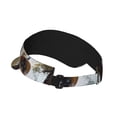 thumbnail image 2 of Balery Cat In Sun Hat Gorra deportiva con visera ajustable para mujer y hombre (talla única), 2 of 7