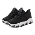 thumbnail image 3 of Zapatillas Nikou Zapatillas casuales de primavera para mujer de plataforma voladora suela suave, 3 of 9