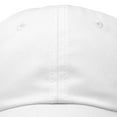 thumbnail image 2 of DALIX Youth Childrens Cotton Cap Plain Hat In White, 2 of 6