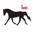 thumbnail image 2 of CafePress - Horse With Hearts -  Round Wood Ornament 4", 2 of 2