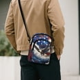 thumbnail image 3 of Xixirimido American Flag Eagle Pattern Shoulder Bag Crossbody for Women Crossbody Bags with Adjustable Strap Cell Phone Purses Sling Bag for Travel Hiking Shopping, 3 of 7