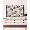 thumbnail image 3 of Outdoor TV Cover 40 to 43 Inch Weatherproof, Green Tropical Coconut Tree Waterproof TV Screen Protector for Outside Decor with Zipper and Pocket 40"L x 25"H , Summer Beach Palm Tree Beige, 3 of 7