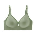 thumbnail image 3 of Telankuip Seamless Nursing Bras for Breastfeeding Soft Cozy Push up Wireless Maternity Bra for Pregnancy Full Coverage Smooth Comfort Sleep Bralettes with Extender Green M, 3 of 3