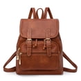 thumbnail image 7 of PRIYAL Fashion PU Leather Backpack Purse for Men Women Travel Backpack Bag with Ladies Shoulder Handbags Casual Daypack, 7 of 7