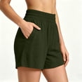 thumbnail image 5 of Iyufng Summer Shorts for Women Casual Athletic Loungewear Shorts with Pocket, 5 of 8
