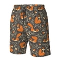thumbnail image 5 of Naloa Fox And Mushroom Men's Beach Shorts, Surfing shorts, Swim trunks, Quick Dry Swim Trunks for Surfing Beach Fun - X-Large, 5 of 9