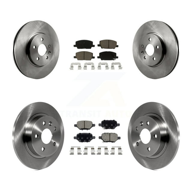 CMX Front Rear Disc Brake Rotors and Ceramic Pads Kit for Car Buick Encore Chevrolet Trax K8C-101591