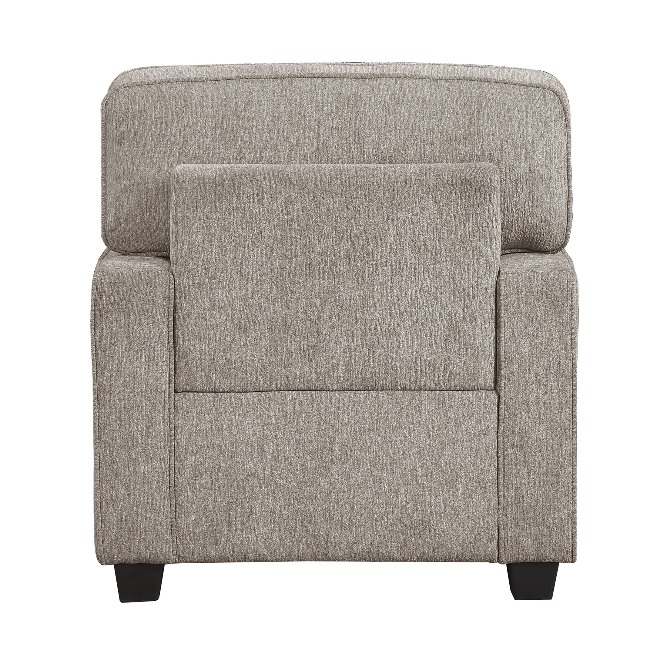 OakvillePark Alvera Chenille Accent Chair, Taupe