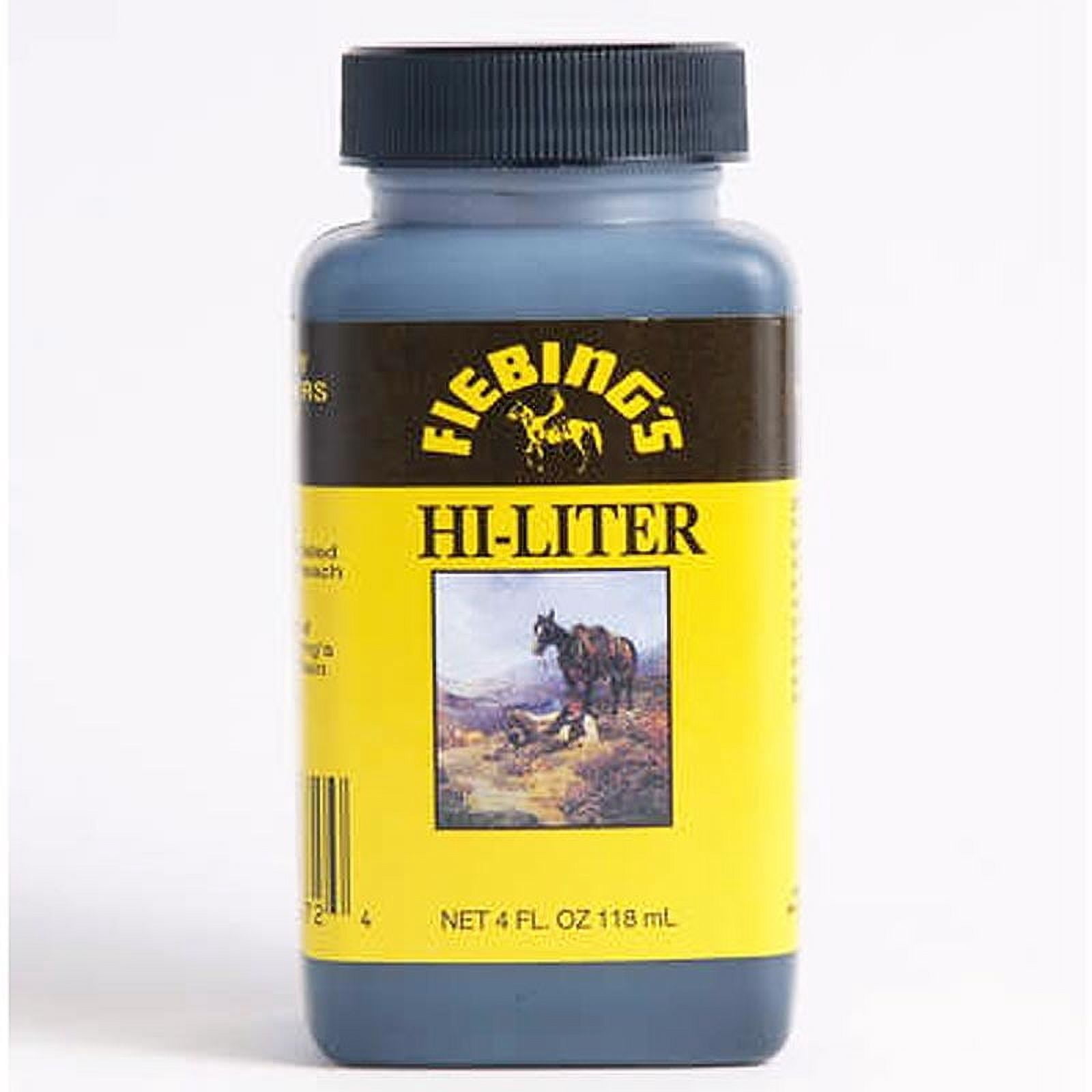 Fiebing's Leather Hi-Liter Brown 32 oz Leathercraft Stain Liquid