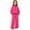 Hot Pink, variant on UACY Half Zip 2 Piece Sweatsuits for Girls Mock Neck Sweatshirts Wide Leg Sweatpants Set Thumbhole Tracksuit (Red, 7-8 Years)