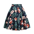 thumbnail image 4 of Gibobby Plisado Mini Falda De Las para mujer Falda corta elástica suelta con cremallera en forma de A(Azul, L), 4 of 5