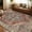 Brick Red, variant on ATHOPE 5x7 Area Rugs for Living Room Bedroom, Washable Soft Rug with Non-Slip Backing, Large Floral Vintage Distress Print Pattern Carpet, Green