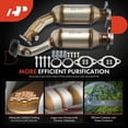 thumbnail image 2 of A-Premium Left and Right 2-PC Catalytic Converter Kit Direct-Fit Compatible with Cadillac CTS/STS 2008 2009 2010 2011 3.6L, EPA Compliant, Replace# 25939989, 2 of 6