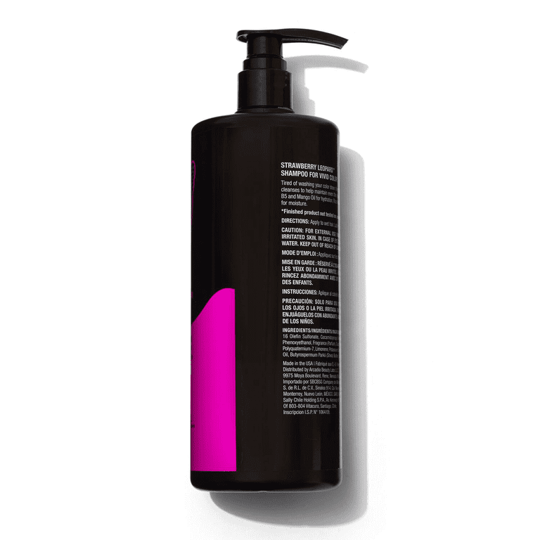 Strawberry Leopard Shampoo for Vivid Color, Repairs and