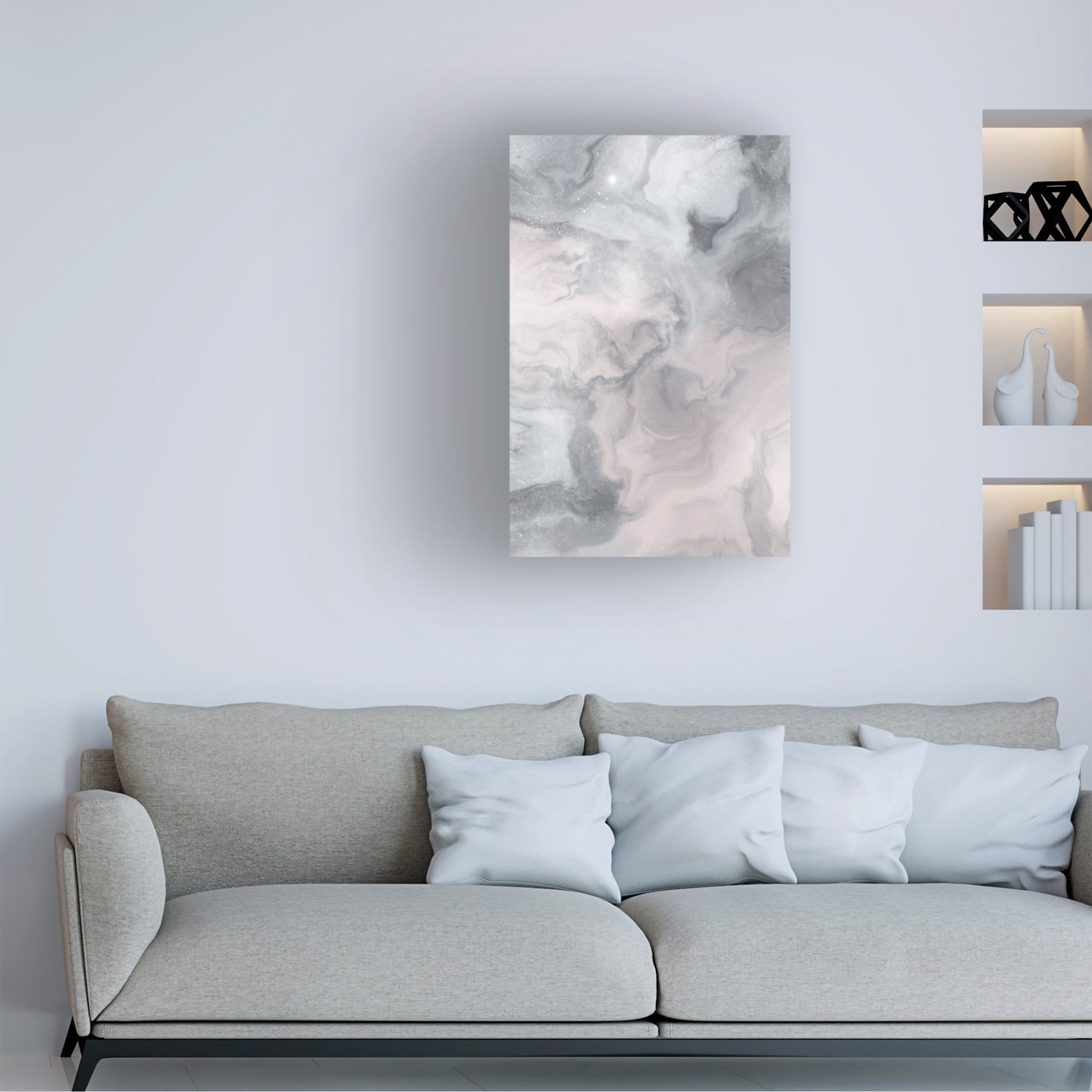 Trademark Fine Art uplusmestudio Beautiful Flow Canvas Wall Art