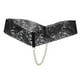 thumbnail image 4 of Calzoncillos de Encaje Floral Sin Entrepierna Elástica para Mujer de Lencería Negro, 4 of 6
