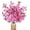 Pink, variant on Silk Cherry Blossom Branches, 47in Artificial Cherry Blossom Long Stems Fake Vase Arrangements for Office, Hotel, Home,Spring Decoration, Set of 4 Bouquet,Vase Not Included(Orange)