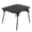 Black, variant on Portable Outdoor Folding Table Adjustable Heights Picnics Desk Dining Table for Traveling, Barbecue, Beach Enduring