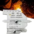 thumbnail image 3 of de soldadura, regla de inspección, regla de medición de foso de soldadura, cordón de herramienta de ángulo biselado, herramientas de medición Estilo B DYNWAVEMX Medidor de costura de soldadura, 3 of 8