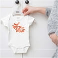 thumbnail image 5 of Happy Halloween Trick or Treat Bats Romper Boys or Girls Infant Baby Brisco Brands 18M, 5 of 6