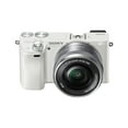 thumbnail image 3 of Sony Alpha a6000 Mirrorless Interchangeable-lens Camera w/ 16-50mm lens - White, 3 of 6