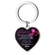 thumbnail image 1 of Llaveros para mujer, llavero de billetera, llavero de auto, lindo llavero de acero inoxidable, collar de aleación para amiga y hermana, joyería con colgante en forma de corazón, llavero con proyección, 1 of 3