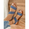 thumbnail image 3 of Women Minimalist Elastic Band Flat Sandals  Fashion Sandals, 3 of 7