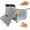 11L single cylinder, variant on 11.55 QT Commercial Deep Fryer - Stainless Steel Electric Countertop Fryer with Basket and Adjustable Temperature Control
