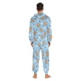 thumbnail image 7 of joogoo Gingerbread Man Snowflake Unisex Adults Onesies Pajamas Jumpsuits L, 7 of 7