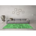 thumbnail image 3 of Ahgly Company Indoor Square Persian Emerald Green Traditional Area Rugs, 5' Square, 3 of 4
