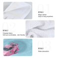 thumbnail image 4 of Haosy 2 Pack Kitchen Wash Cloths with Hanging Loops Absorbent Absorbent Quick Drying Hand Towels, Pink Blue Race Cars, 4 of 7