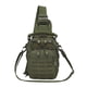 thumbnail image 3 of Bolso bandolera de pecho, bolso de hombro con bolsillo personal, bolso de hombro para trekking Verde, 3 of 9