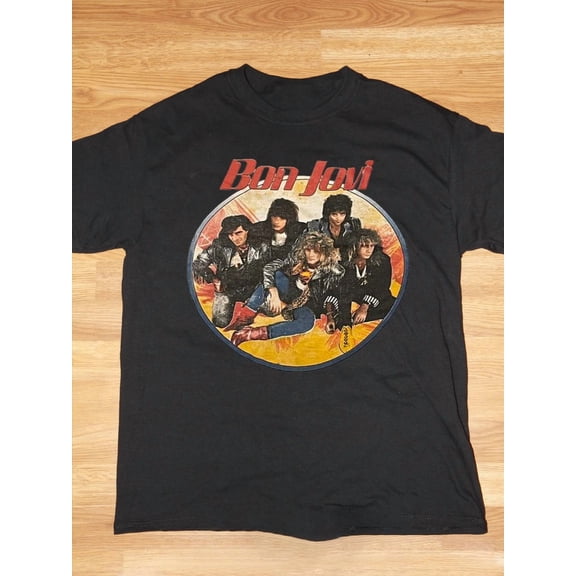 Bon Jovi Band World Tour Concert Short Sleeve Cotton Unisex T-Shirt