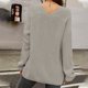 thumbnail image 2 of Gibobby Suéter de invierno para mujer, Suéter de Mujer, Suéter de Mujer con Cuello en V Transpirable con Estampado de Leopardo para Uso Diario(Gris,XG), 2 of 5