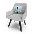 thumbnail image 3 of Pink Floral Garden Letter Illustration G By Abc 16 X 16 Decorative Throw Pillow, 3 of 5
