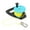 Blue, variant on YAHHU Scuba Diving Fishing Reel Spool with Thumb Stopper Cave Wreck Dive Retractable Reel Snorkeling Underwater Water Sports 150.9ft / 46m Yellow Wire Blue Reel